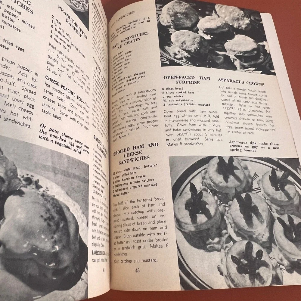 Vintage 1952 500 Tasty Sandwich Recipes Cookbook Culinary Arts Institute Booklet